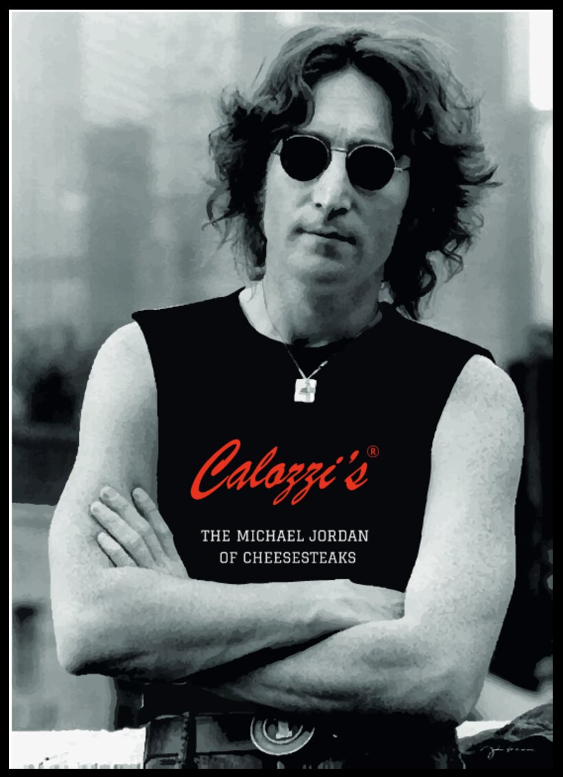 The Lennon — Calozzi's icon tee